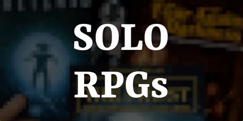 solo rpg with playing cards|Best solo RPGs 2024 .
